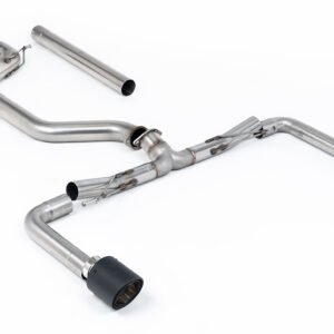 VW Golf GTI Mk8 – 80mm OPF/GPF Back System with Carbon Fibre Trims (Race System – Loudest)