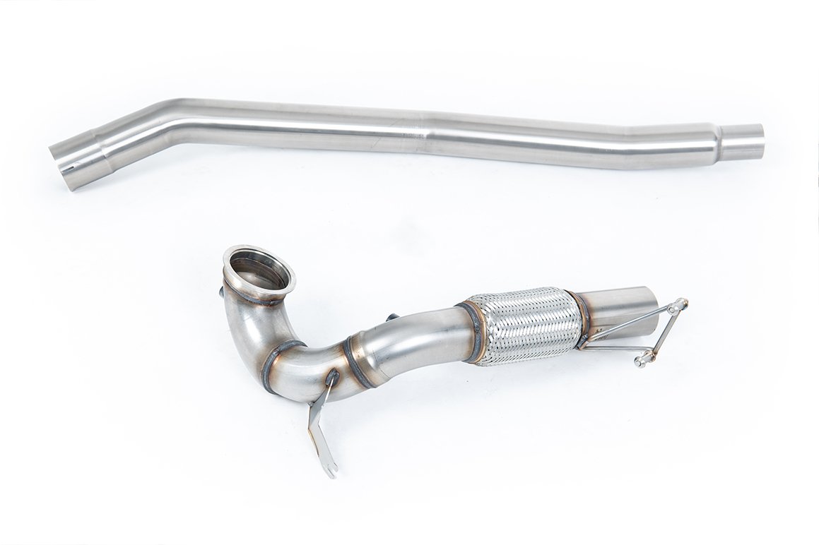 Volkswagen Golf – Downpipe de gran diámetro y supresor de catalizador (VW Golf R Mk7.5) (para el escape original cat-back)