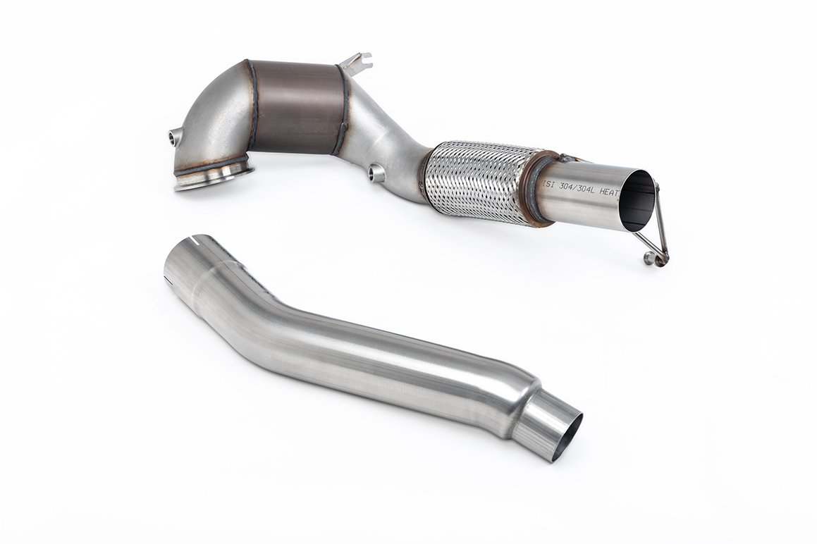 VW Golf GTI Mk8 – Downpipe de gran diámetro y catalizador deportivo de alto flujo (para cat-back OE)