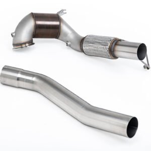 VW Golf GTI Mk8 – Downpipe de gran diámetro y Hi-Flow catalizador Race (para Milltek cat-back)