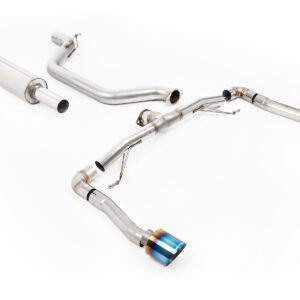 Seat Cupra Formentor 2.0TSI 245ps (modelos con GPF) – sistema de competición (máxima intensidad de sonido) 80MM escape desde OPF/GPF con salidas de titanio azulado