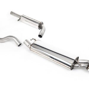 Seat Leon Cupra (1.8T/1.9 TDI) y VW Golf MK4 GTI (1.8T/1.9 TDI) – Escape cat-back resonado (sonido más discreto) con salidas dobles pulidas