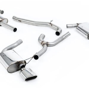 Seat Leon ST Cupra 300 (modelos sin GPF) – Escape cat-back no resonado (sonido más intenso) con salidas ovaladas pulidas