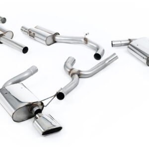 Seat Leon ST Cupra 300 (modelos sin GPF) – Escape cat-back resonado (sonido más discreto) con salidas ovaladas pulidas