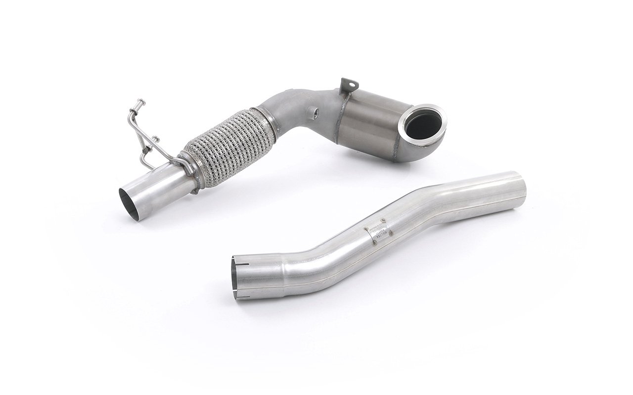 Seat Leon ST Cupra y Skoda vRS 2.0 TSI – Downpipe de acero inoxidable con cuerpo de fundición con catalizador de competición (para Milltek cat-back)