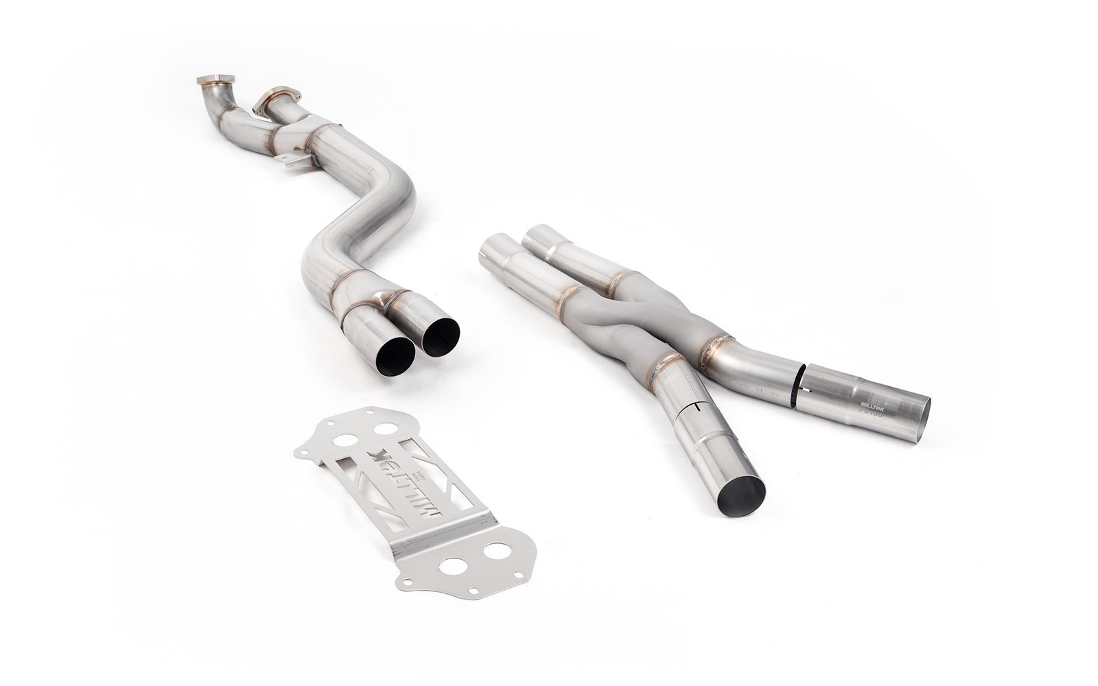BMW G8X M3/M4 – tubo único 102 mm con tubo en Z – para Milltek axle-back