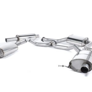Skoda Octavia vRS 2.0 TSI 220/230/245ps – Escape cat-back resonado (sonido más discreto) – con salidas originales