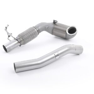 Seat / Cupra Leon / Volkswagen Golf / Volkswagen Jetta – Downpipe de acero inoxidable con cuerpo de fundición con catalizador de competición (para Milltek cat-back) (Seat/VW)