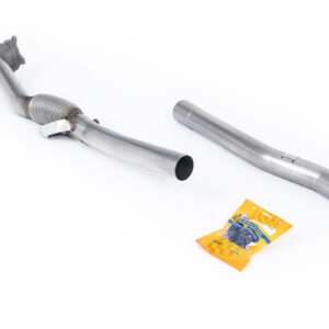Volkswagen Golf – Downpipe de gran diámetro de acero inoxidable con cuerpo de fundición con supresor de catalizador (para Milltek cat-back) (VW Golf)