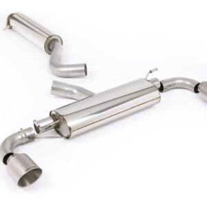 Toyota GR Yaris (Gen 2) – resonado desde OPF/GPF con colas de titanio cepillado – homologado ECE