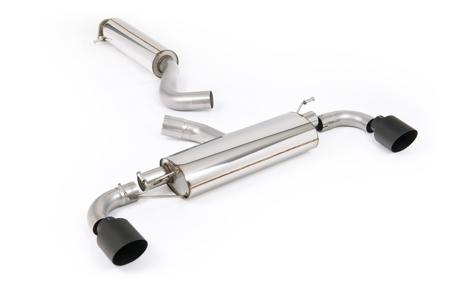 Toyota GR Yaris (Gen 2) – resonado desde OPF/GPF con colas negras Cerakote – homologado ECE