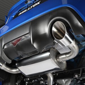 Toyota GT86/Subaru BRZ – escape desde el catalizador primario no resonado (sonido más intenso) con salidas GT-115 pulidas