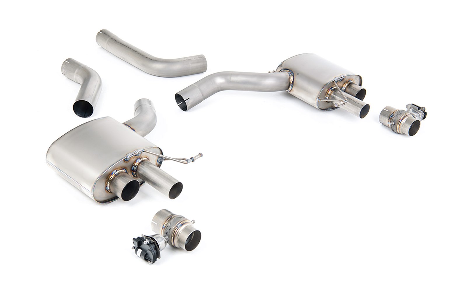 Audi RS6 y RS7 C8 – Kit de actualización a escape axle-back Signature Series de titanio para sistemas Milltek de acero inoxidable