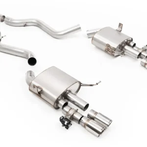 BMW E90/E92 M3 – V2 Valved System with Polished Tips