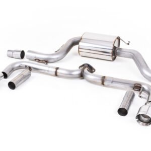 VW Beetle 2.0 TSI (A5 Chassis) – Escape cat-back no resonado (sonido más intenso) con salidas pulidas