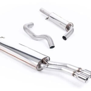 VW Bora/Jetta 1.8T/1.9TDI – Escape cat-back resonado (sonido más discreto) con salidas dobles pulidas