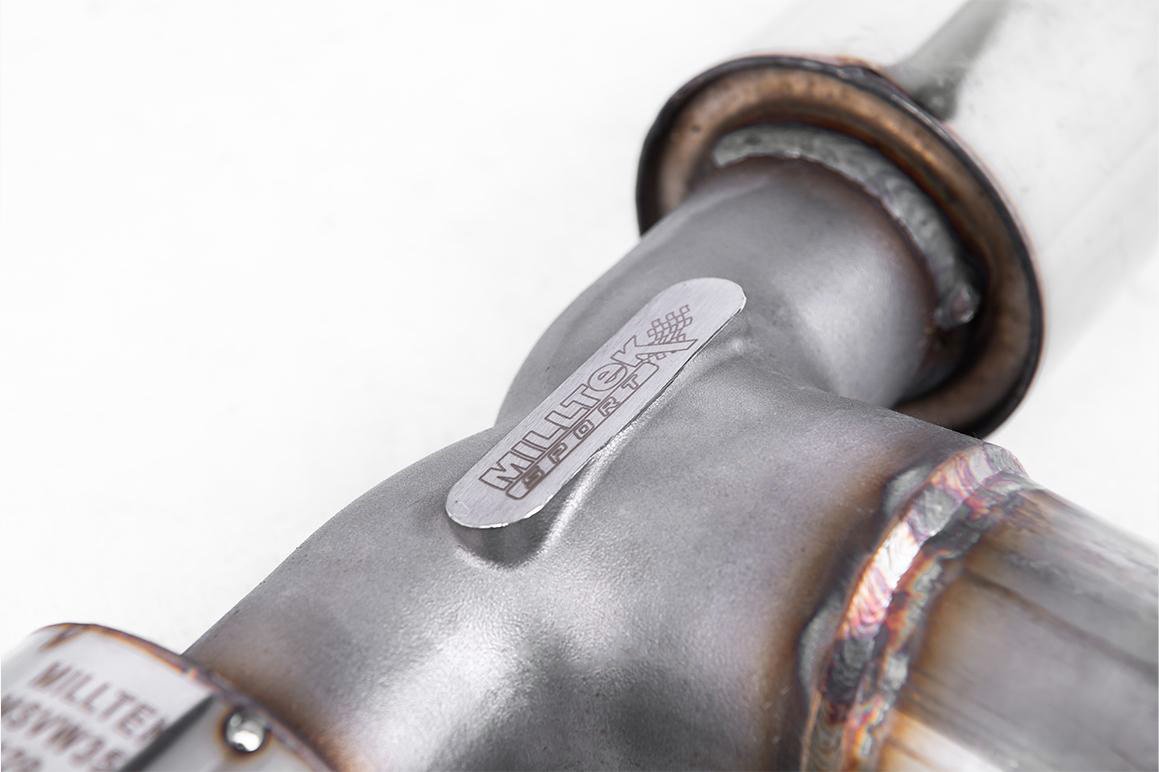 VW Golf GTD Mk6 TDI 170PS – DPF-Back sistema de escape con dobles negras mate salidas (estilo GTI)