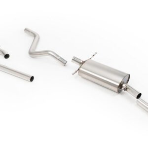 VW Golf GTI Mk1 Cab – no resonado (más sonido) sistema desde downpipe con estilo OE+ cola pulida