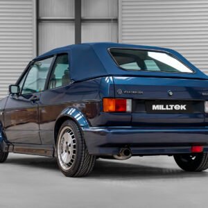 VW Golf GTI Mk1 Cab – no resonado (sonido más intenso) escape desde el downpipe sistema con original+ estilo pulidas salida