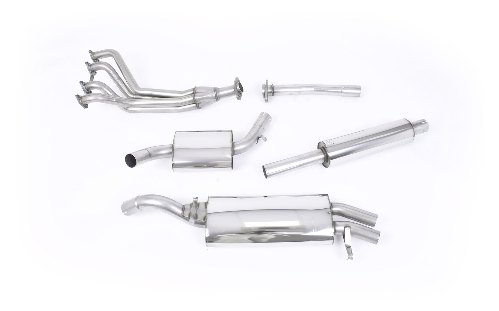 VW Golf GTI Mk2 8V – sistema de escape completo con salidas de estilo original
