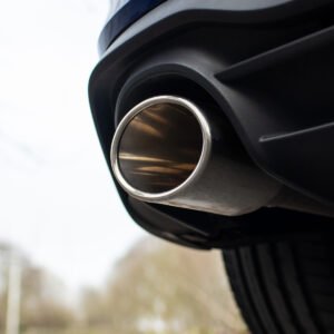 VW Golf GTI Mk8 – 80 mm escape desde OPF/GPF con original+ estilo pulidas ovaladas salidas (sistema de competición – máxima intensidad de sonido)