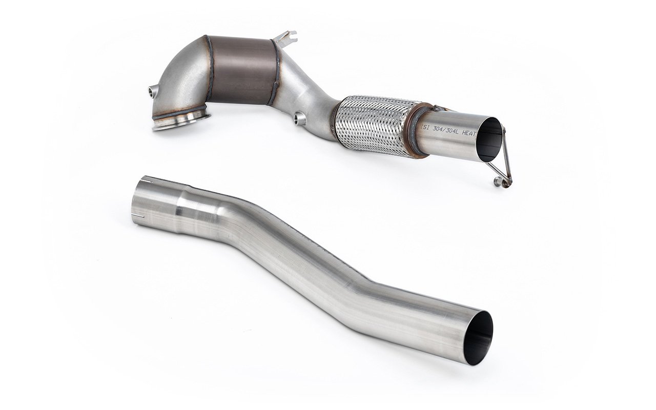 VW Golf GTI Mk8 – Downpipe de gran diámetro y catalizador deportivo de alto flujo (para Milltek cat-back)
