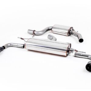 VW Golf GTi Mk6 – Escape cat-back resonado (sonido más discreto) con salidas GT100 negras