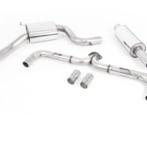 VW Golf MK7.5 GTI (incluye Performance Pack) – Road+ escape cat-back con salidas GT-100 pulidas