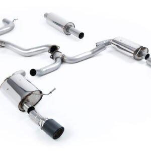 VW Jetta MK7 GLI 2.0T – resonado (sonido más discreto) con salidas JET-100 de carbono