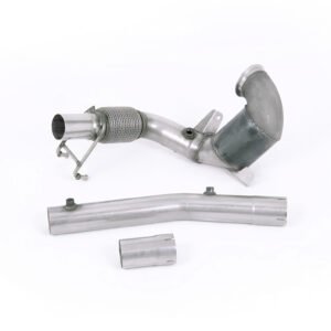 VW Polo GTI 2.0 TSI (AW – 5 puertas/antes del restyling/modelos con GPF) – no resonado (sonido más intenso) Downpipe con catalizador deportivo de alto flujo – para Milltek cat-back