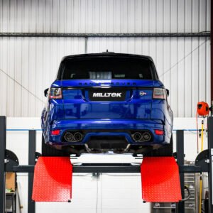 Range Rover Sport SVR 5.0 V8 (restyling) – con válvulas silenciosos traseros con salidas GT-115 pulidas