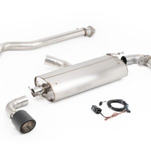 Toyota GR Yaris (Gen 2) – sistema straight pipe con válvulas y colas de fibra de carbono