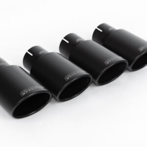 Audi S5 B9 modelos con diferencial deportivo sin barras de refuerzo – Escape cat-back resonado (sonido más discreto) con salidas cuádruples negras
