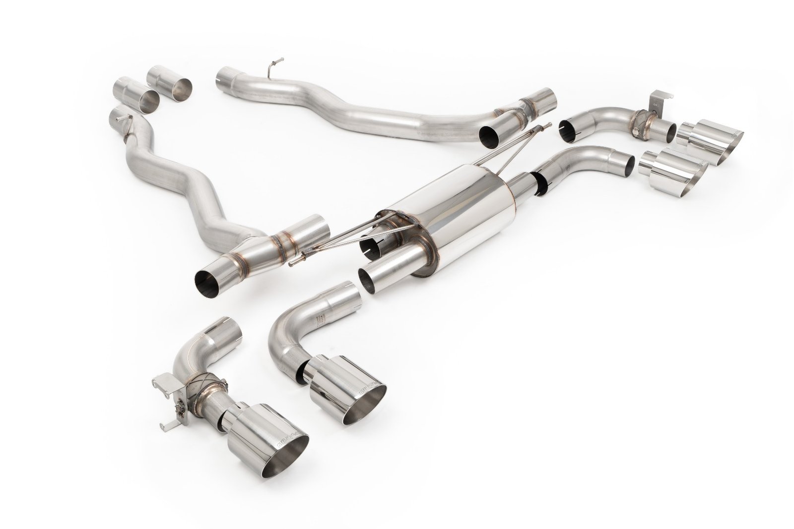 BMW M5 G90/G99 (UK/EU Spec) – axle-back con salidas pulidas