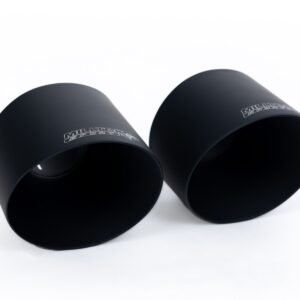 Hyundai/Kia Veloster N (modelos sin GPF) – no resonado (más sonido) cat-back con colas negras Cerakote