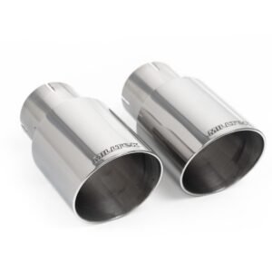 Ineos Quartermaster (gasolina) – escape desde el filtro de partículas resonado con salidas pulidas
