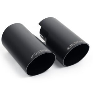Ineos Quartermaster (gasolina) – escape desde el filtro de partículas resonado con salidas Premium negras Cerakote (Hidden Clamps)