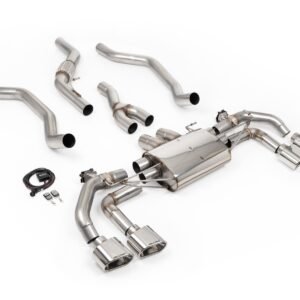 Range Rover Sport P400 L461 3.0 – con válvulas cat-back con colas Cerakote ovaladas pulidas
