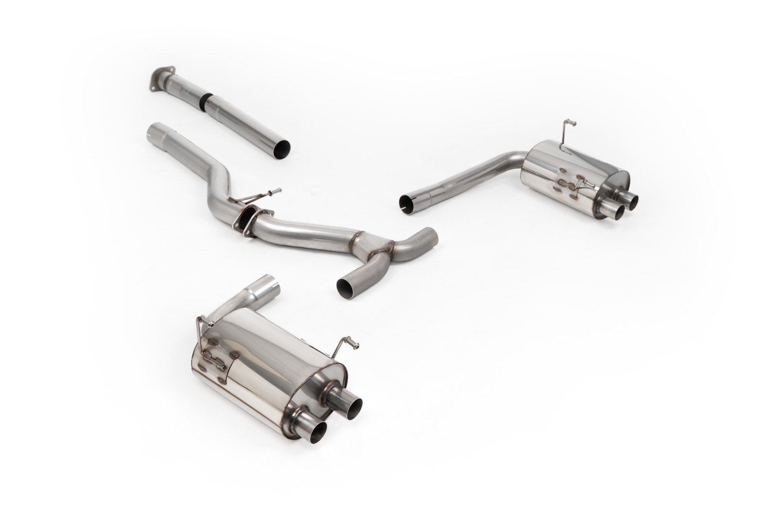 Subaru Impreza WRX VB 2.4T Boxer (USDM Only) – Non-Resonated Cat-Back (Louder) with Polished Tips