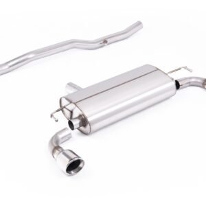 VW Golf MK4 R32 – V2 Non-Resonated (Loudest) Cat-Back Exhaust System with Inward Rolled Tips